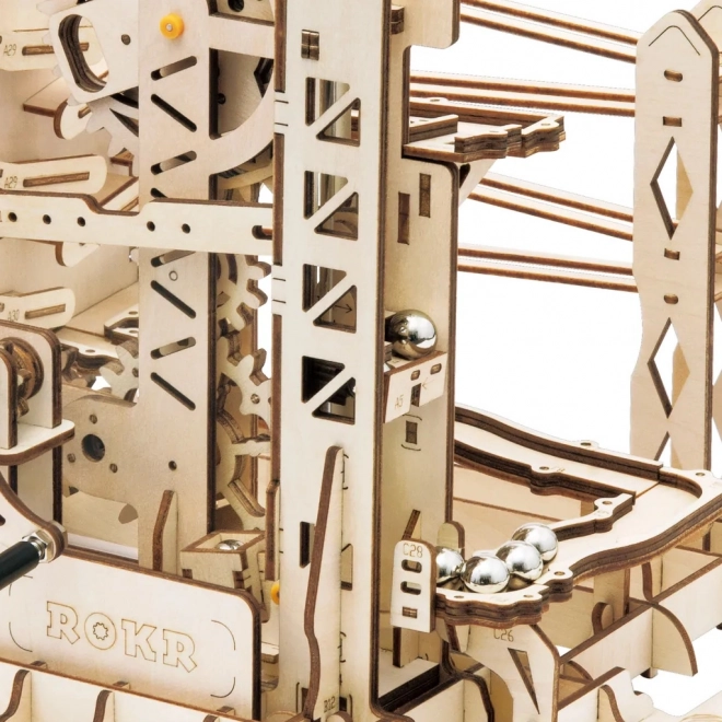 Kroglična steza Marble Explorer - 3D lesena sestavljanka