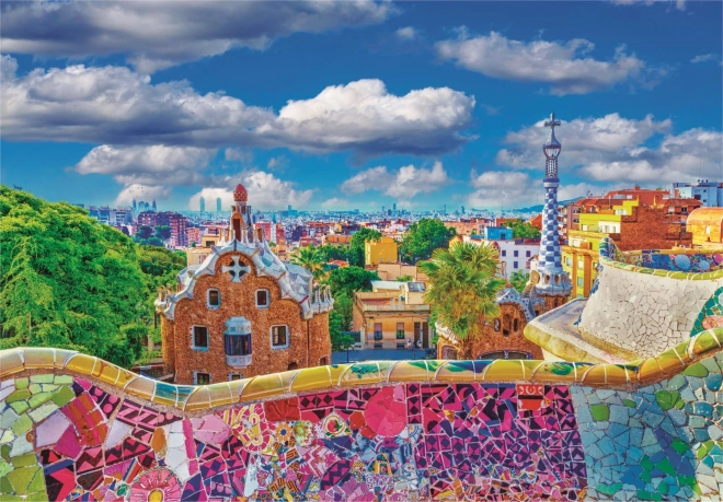 Sestavljanka 1000 koščkov Park Güell Barcelona