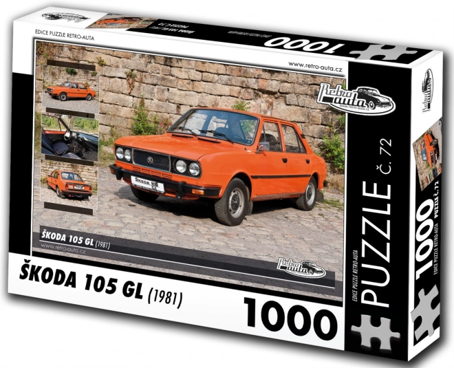 Sestavljanka Škoda 105 GL 1981 - 1000 kosov