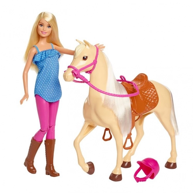 Barbie jahalni set s konjem