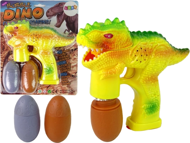 Bublifuk dinozaver z jajci za tekočino – rumen