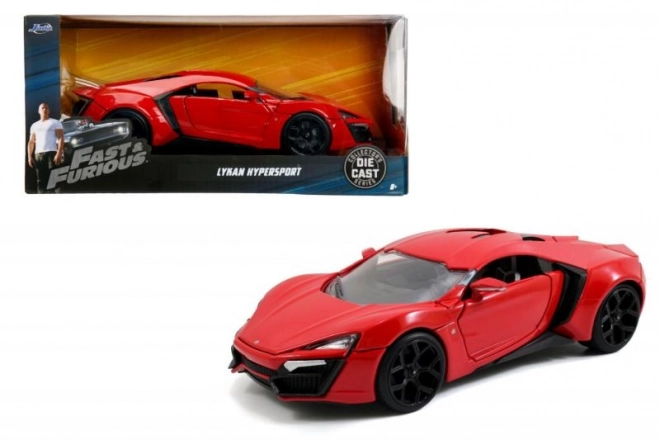 Autíček Fast & Furious Lykan Hypersport 1/24
