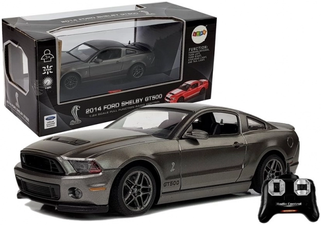 Ford Shelby GT500 daljinsko upravljan avto srebrn 7,5 km/h 2,4 G