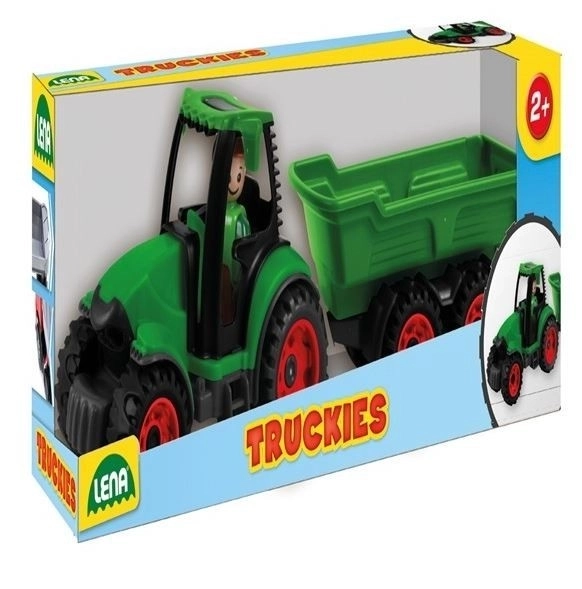 Avto Truckies traktor s prikolico plastika 32cm s figuro v škatli 24m+