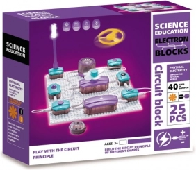 Komplet elektronskih vezij Electron Block – izobraževalni set 25 modulov