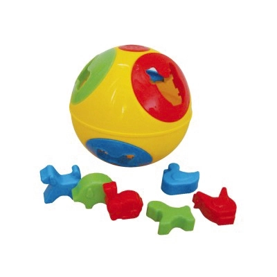 Stavljanje krogel plastika premer 13 cm 2 barvi v mreži 12m+