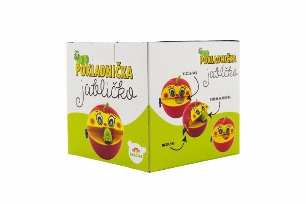 Šparovček Jabolko s Črvičkom na Ključek