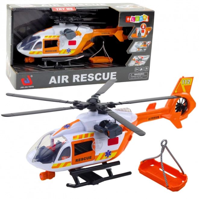 Reševalni helikopter z lučmi in zvoki
