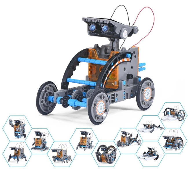 Komplet sončnih vozil 12v1 oranžna – Modra