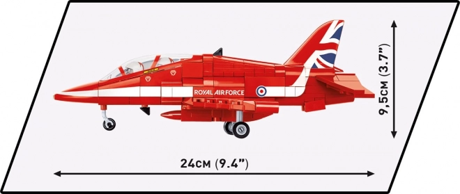 Gradbeni set BAe Hawk T1 Rdeče puščice 389 kosov