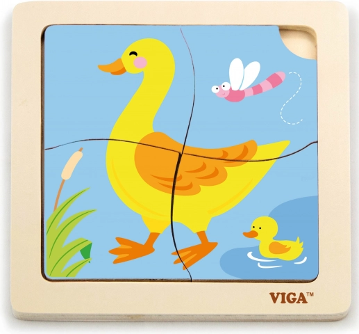 Viga Lesene Puzzle Račka