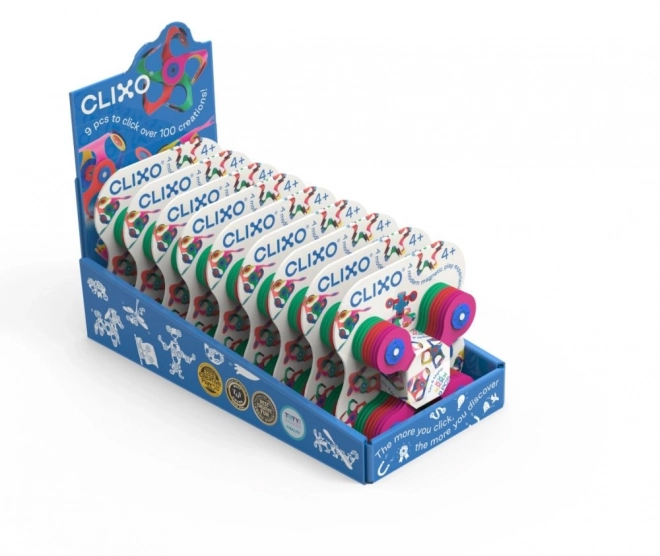Oblikovalski paket magnetni bloki Clixo, črni