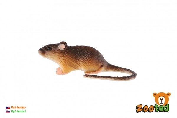 Hišna miška zooted plast 7cm v vrečki
