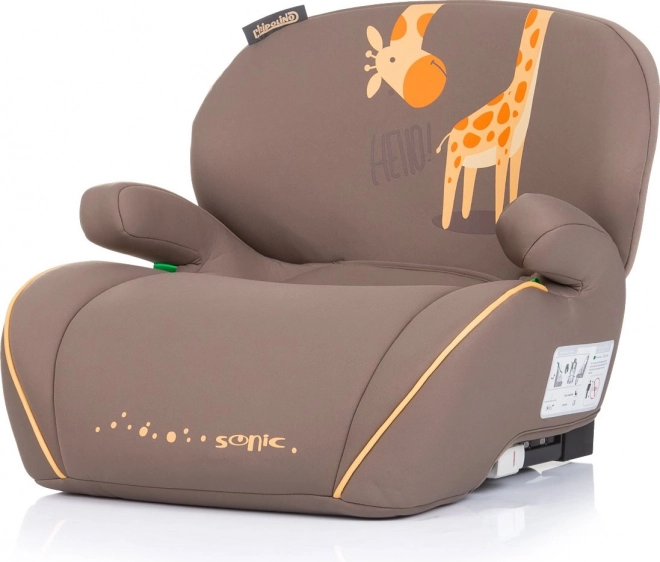 Otroški sedež Sonic z motivom žirafe i-Size Isofix