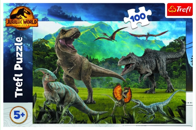Sestavljanka dinozavri Jurassic Park 100 kosov