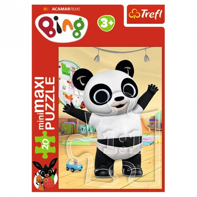 Minipuzzle miniMaxi 20 kosov Bingovi prijatelji/Zajček Bing