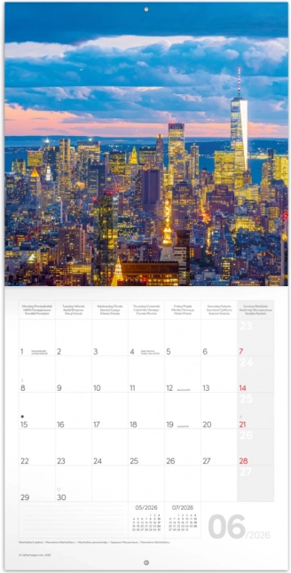Opomni redni koledar New York 2026