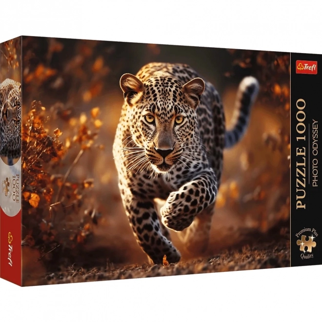 Sestavljanka Trefl Photo Odyssey: divji leopard, 1000 kosov