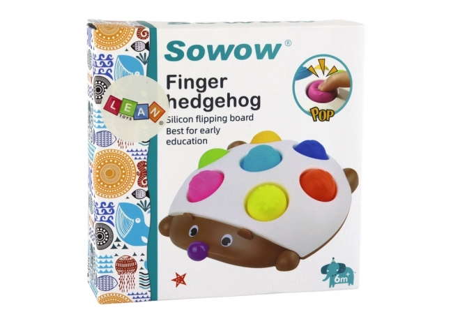 Senzorična ježek Zabavna Montessori plošča