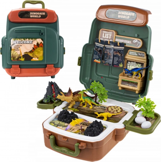 Prenosni kovček 2v1: shranjevanje in igralni svet