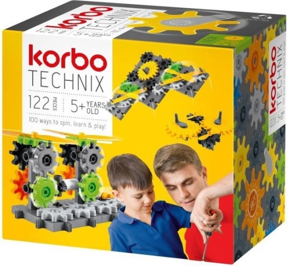 Korbo Technix konstrukcijski set 122 delov