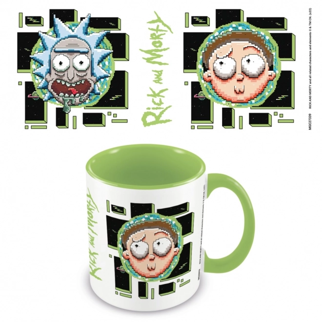 Skodelica Rick in Morty Pixel Breakout 315 ml