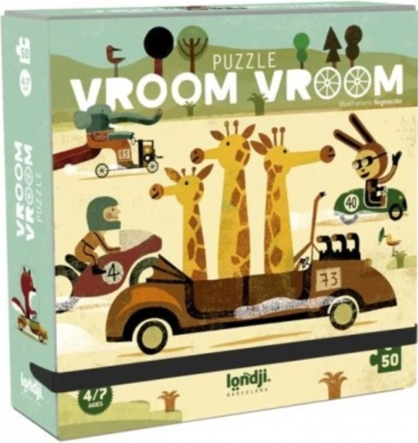 Puzzle Velike dirke Londji - 50 kosov