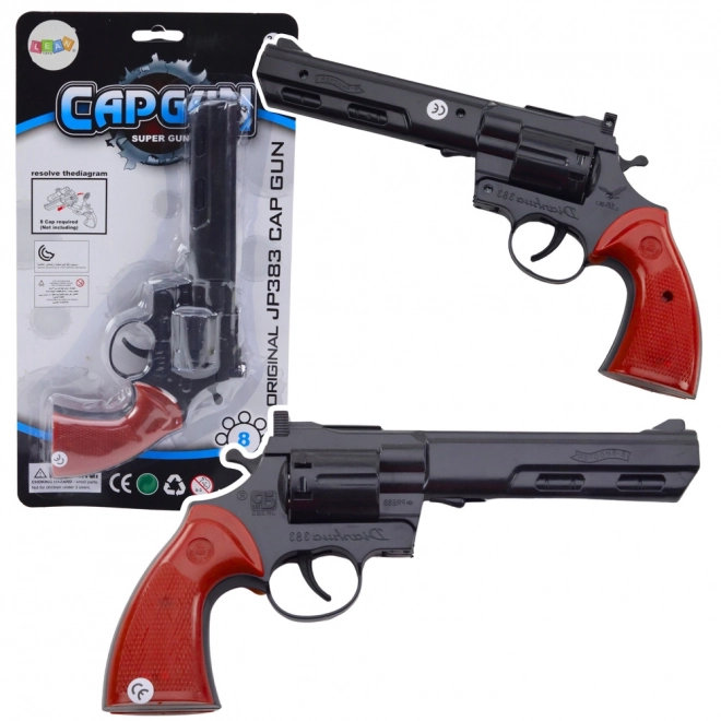 Otroška kapsula revolver zvok črna