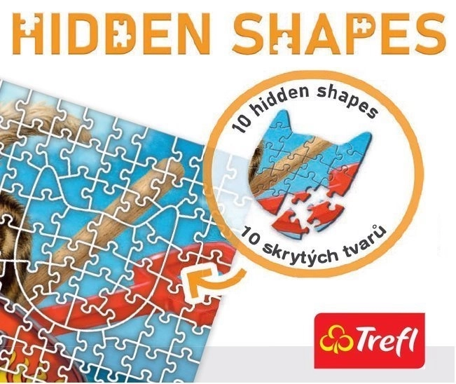 TREFL Puzzle Skriti Oblike: Podmorško Življenje 1060 kosov