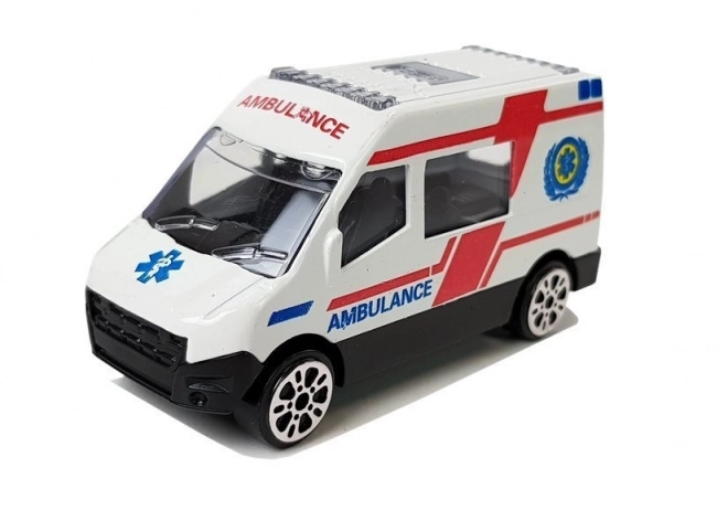 Set reševalnih vozil 1:64 6 kosov