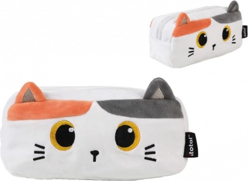 Plišasta peresnica oranžna mačka Cat Lovers