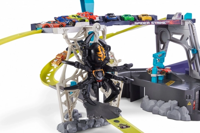 Steza za avtomobile ZURU Metal Machines: Napad Pajka