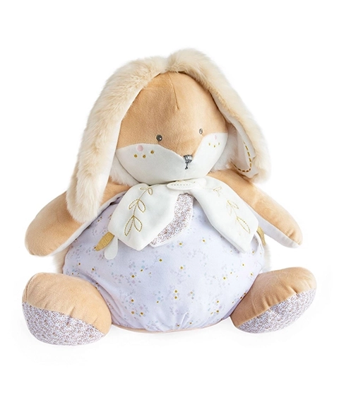 Doudou bel zajček s prostorom za pižamico 38 cm