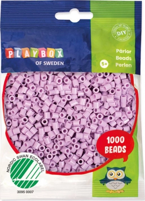 Likalne perlice pastelno vijolične
