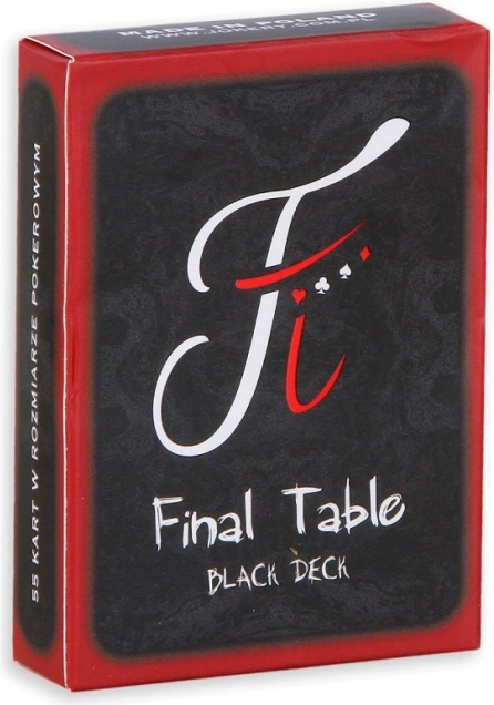 Final Table - črn paket kart