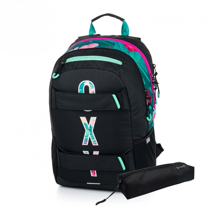 Študentski nahrbtnik + etui OXY Sport Tropic