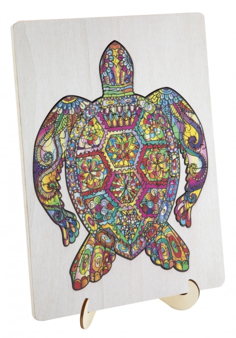MOXY Obrysov puzzle želva 130 delov