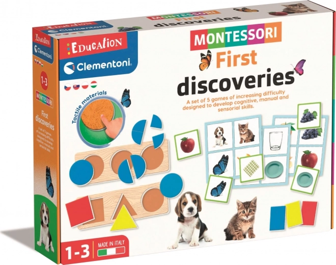 Clementoni Montessori komplet: prvi odkritji