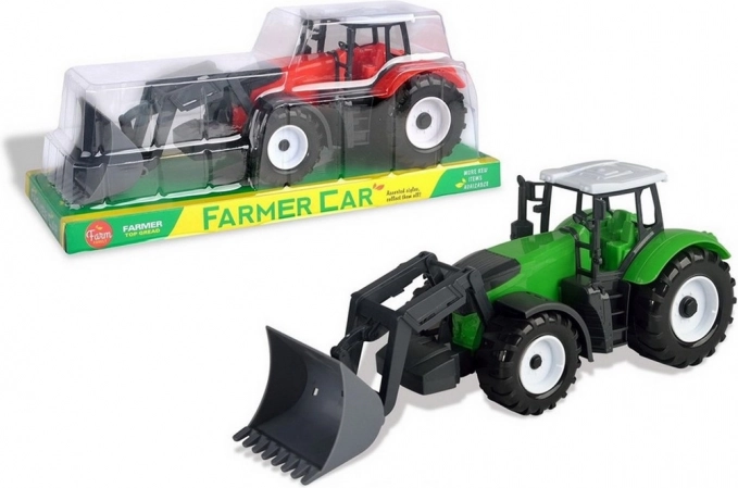 Traktor s sprednjim nakladalnikom za otroke