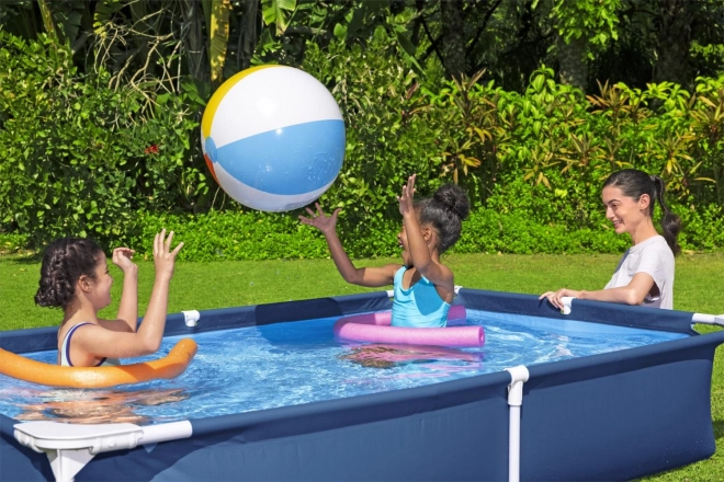 SplashJr Steel Pro 221x150x43 BESTWAY Rack Pool + Popravilo Set