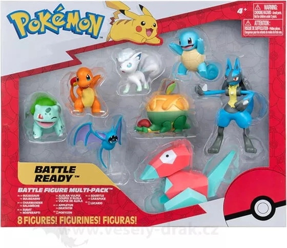 Komplet 8 Pokémonovih figuric