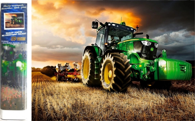 Komplet za diamantno slikanje - traktor na polju