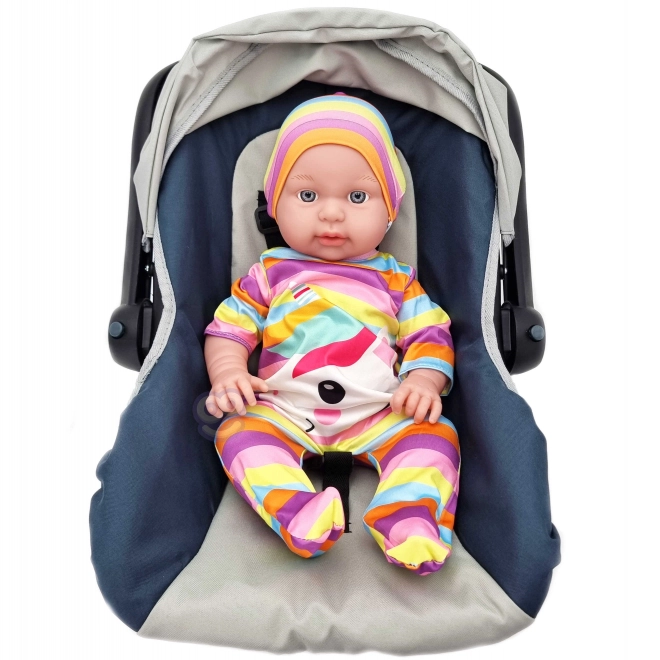 Woopie kraljevska oblačila za punčke samorog komplet oblačilo kapica 43-46 cm