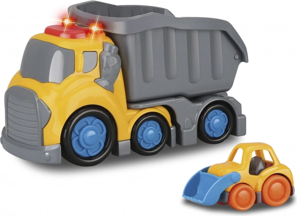 Kiddy tovornjak prekucnik z učinki 19,5 cm in buldožer 8 cm