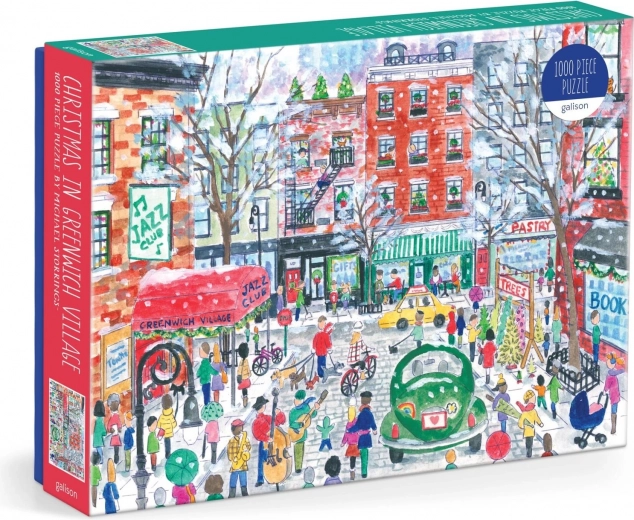 Sestavljanka Božič v Greenwich Village 1000 koščkov GALISON