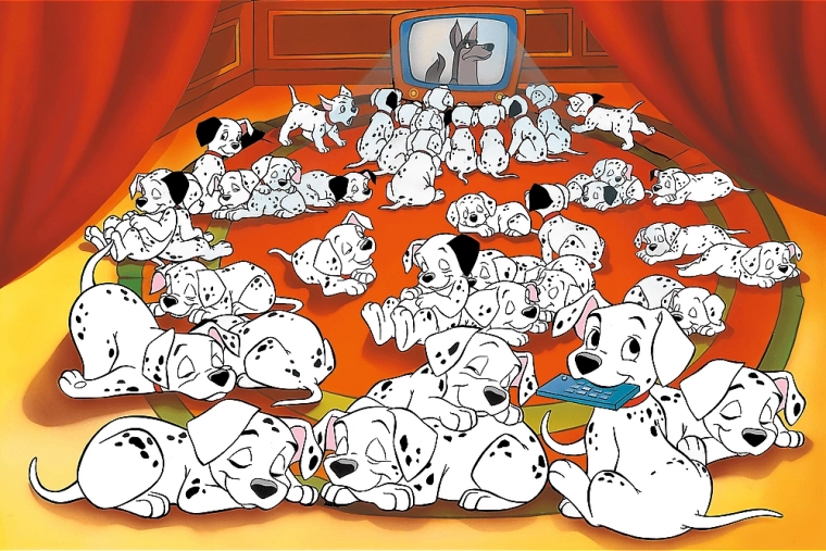 Sestavljanka Trefl Disney: 101 dalmatincev, 600 koščkov