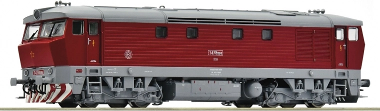 Roco dizelska lokomotiva T 478.1184 Bardotka ČSD, digitalna z zvokom