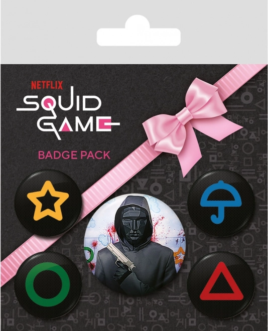 Set značk SQUID GAME (5 kosov)