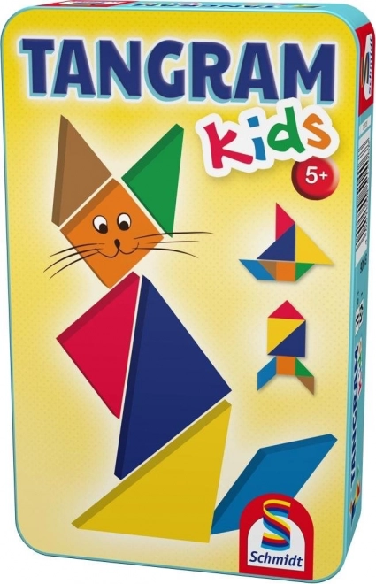 tangram za otroke v kovinski škatlici schmidt