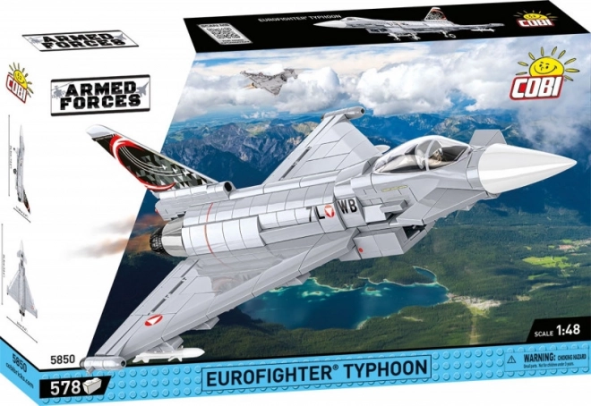 COBI 5850 Oborožene sile Eurofighter Typhoon Avstrija, 1:48, 578 kos